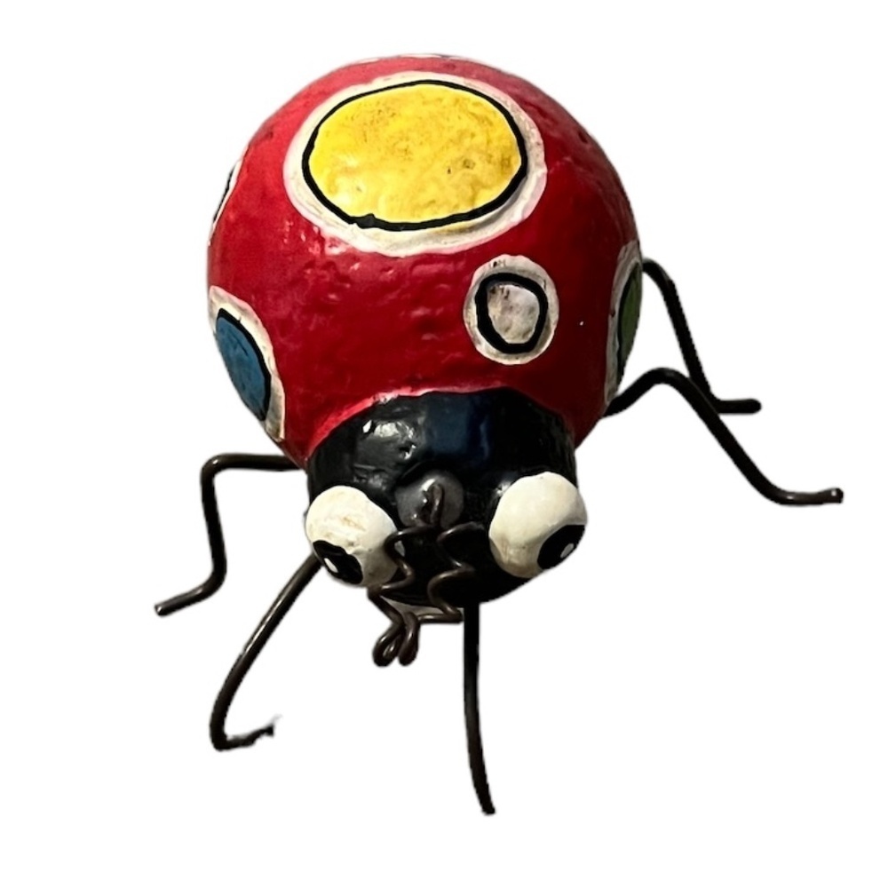 New 3D‎ Metal Steampunk  Ladybird Sculpture